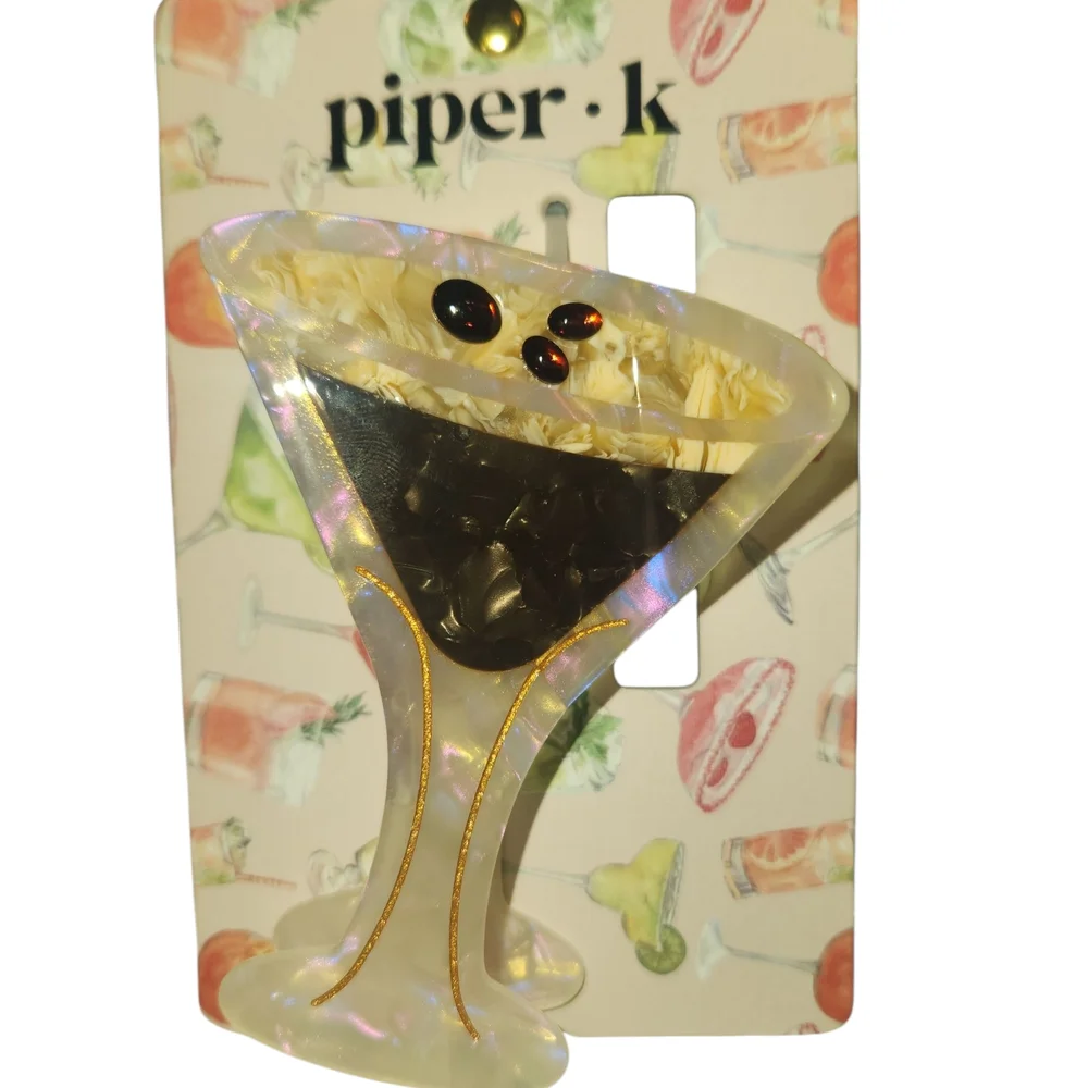 Piper K Espresso Martini Iridescent Hair Clip